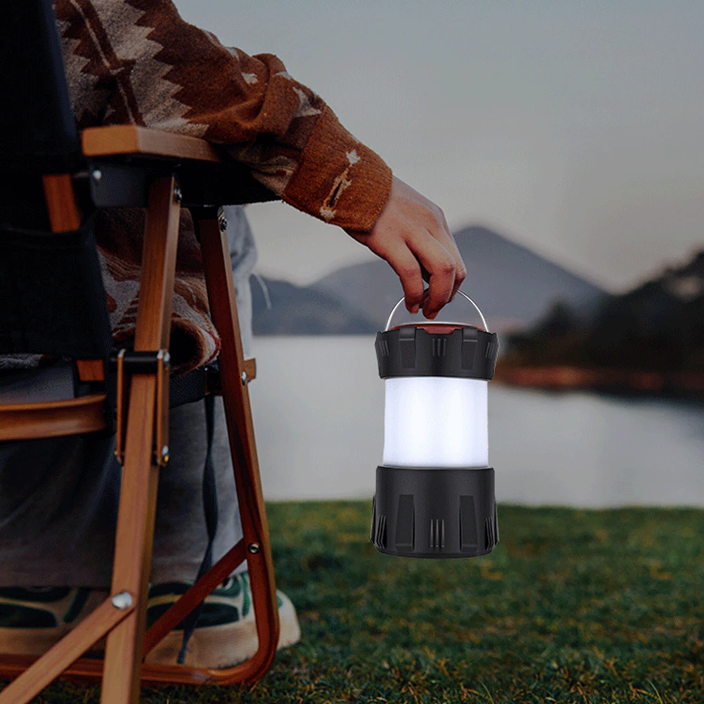 Cheap Goat Tents Multifunction LED Emergency Lights USB Rechargeable Portable Tent Lamp Waterproof Camping Light with Magnet Base for Outdoor   